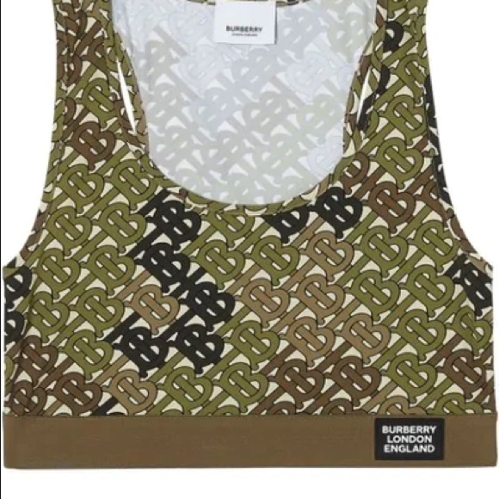 Burberry crop top.